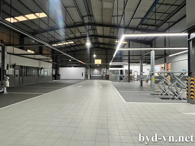 Xưởng dịch vụ chính hãng BYD tại Bình Dương