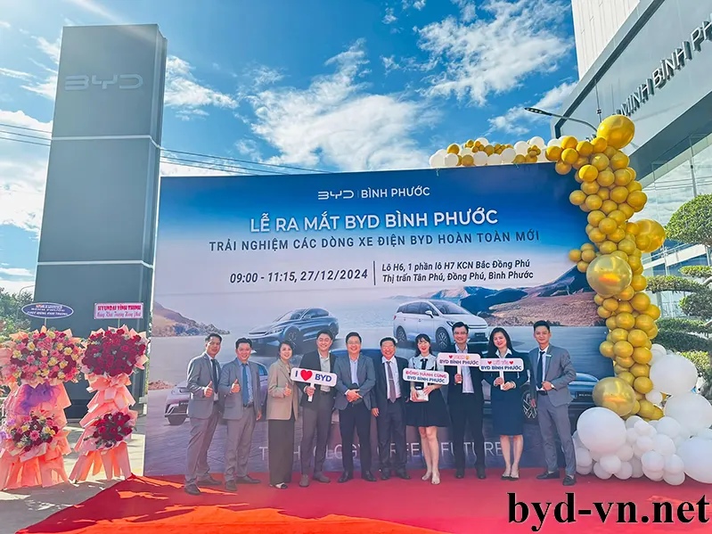Giới thiệu đại lý BYD tại Bình Phước