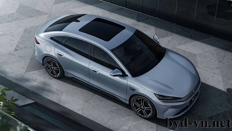 BYD chia sẻ thêm hình ảnh về xe điện sedan Qin L EV