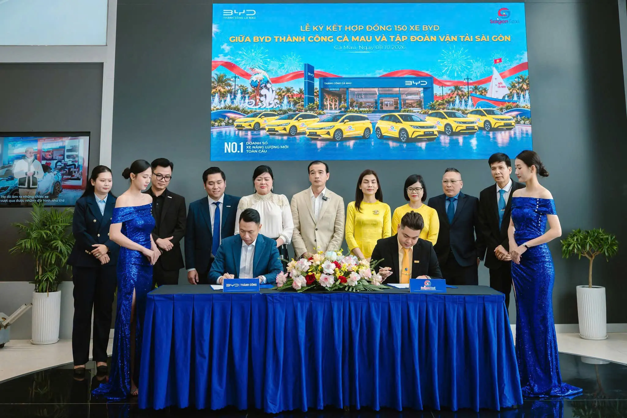 BYD THÀNH CÔNG CÀ MAU BÀN GIAO 150 XE CHO KHÁCH HÀNG DOANH NGHIỆP (5)